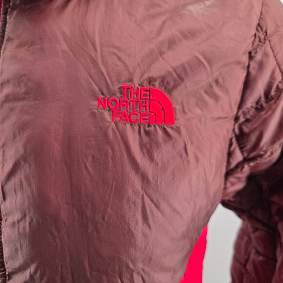 North Face Jacket Mens Medium Two Tone  ThermoBall Eco Hooded Insulated Puffer - Picture 5 of 16